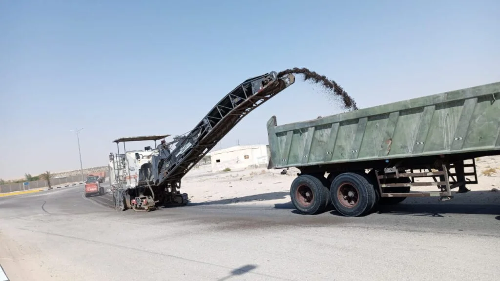 أعمال الحفريات والطرق